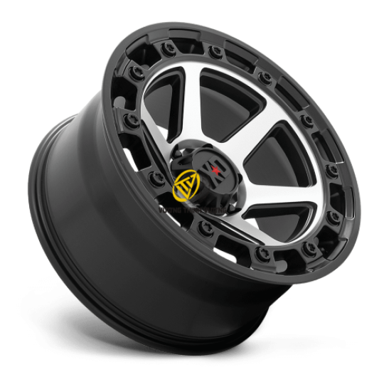 XD862 Raid Satin Black Machine 20″/6×135