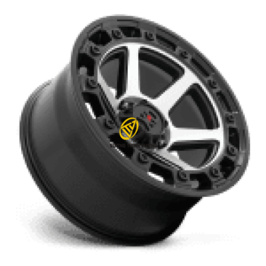 XD862 Raid Satin Black Machine 20″/5×127